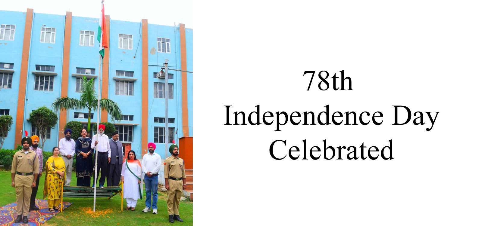 78th Independence Day Celebrated at Bella College